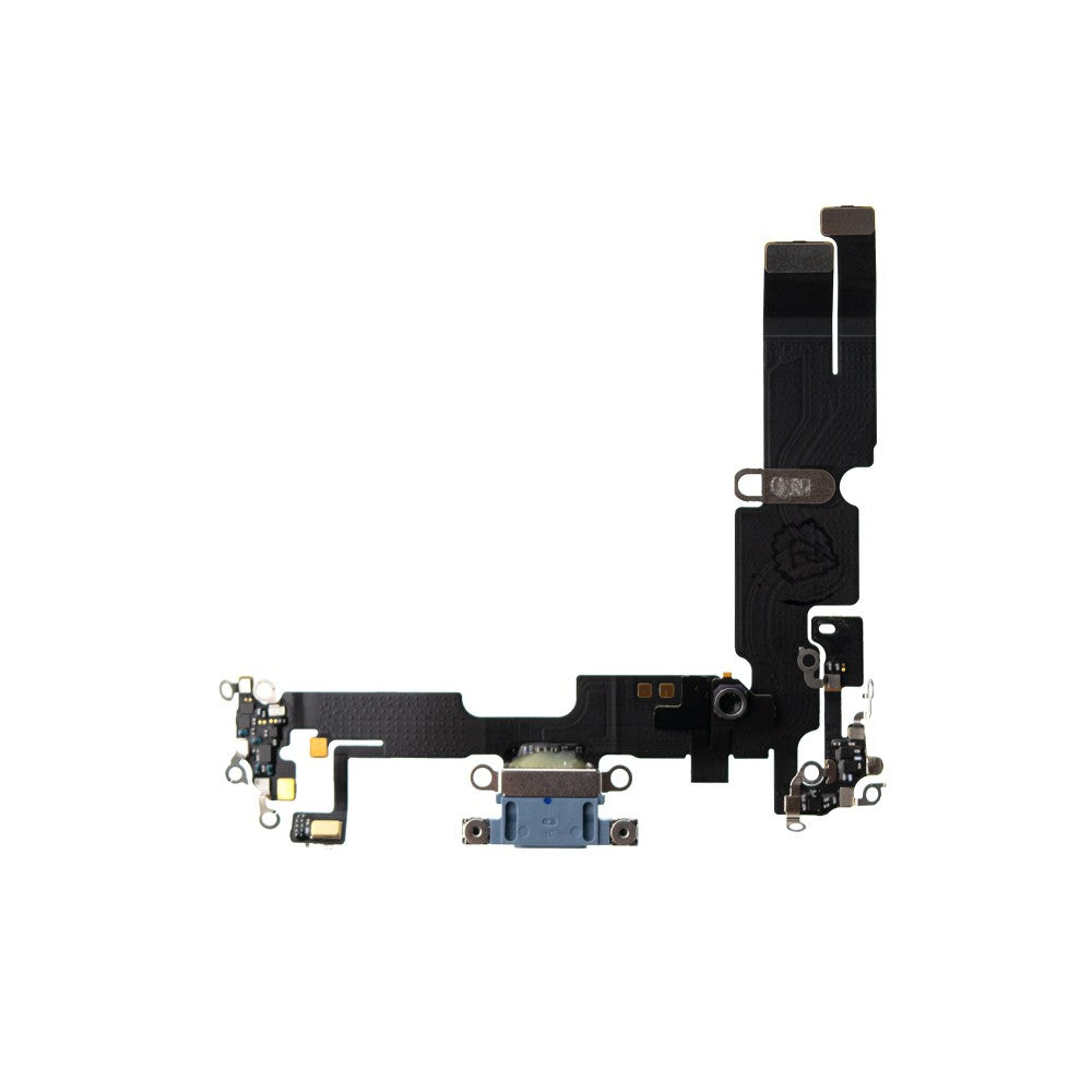 Red Charging Port for iPhone 14 Plus-Blue Red Charging Port for iPhone 14 Plus-Blue